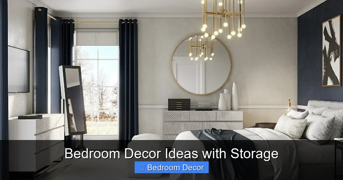 Bedroom Decor Ideas with Storage