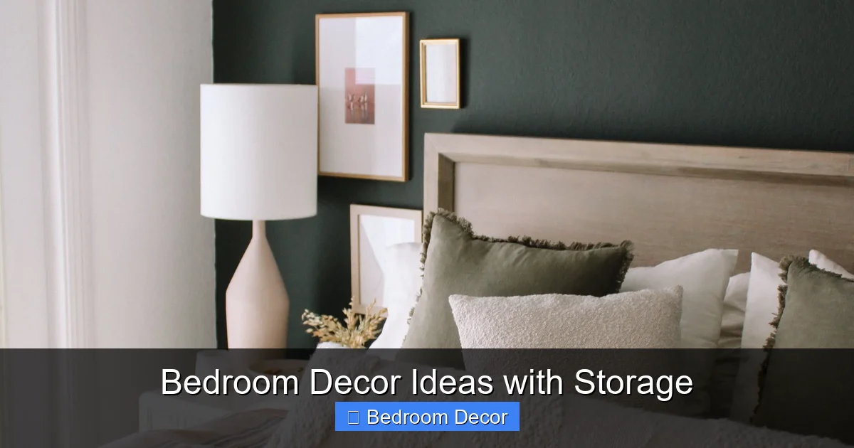 Bedroom Decor Ideas with Storage