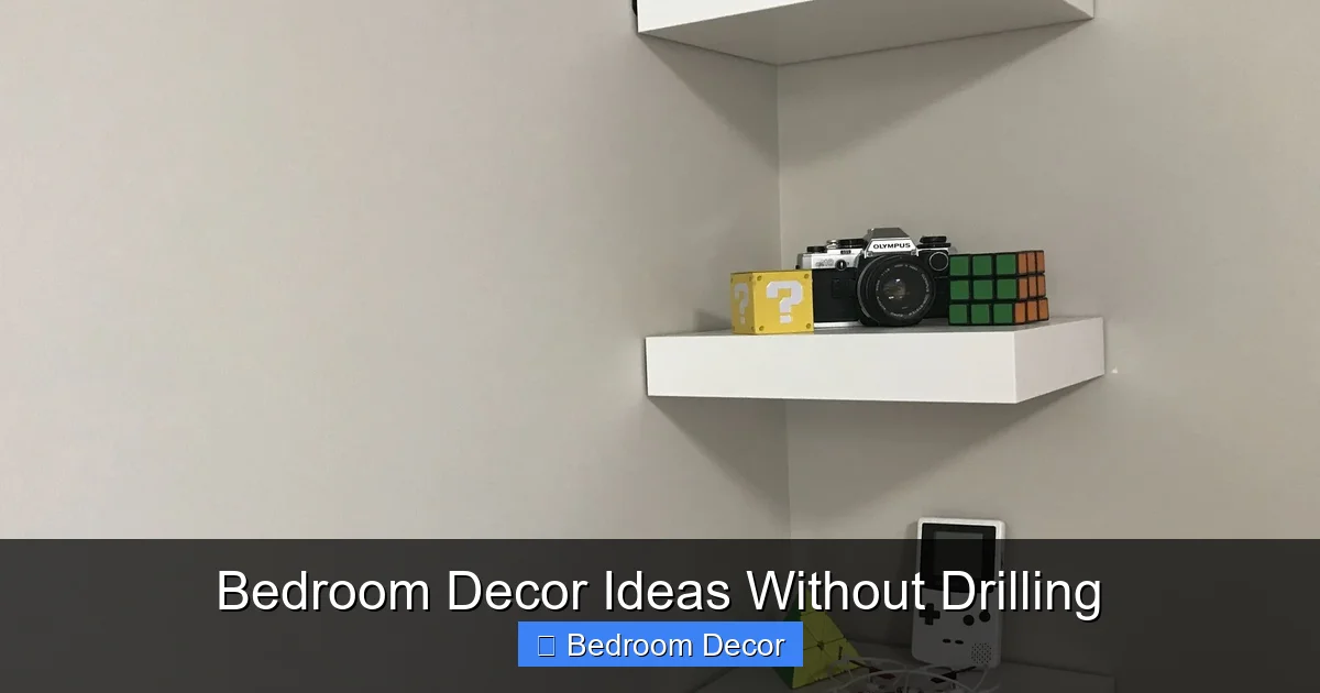 Bedroom Decor Ideas Without Drilling