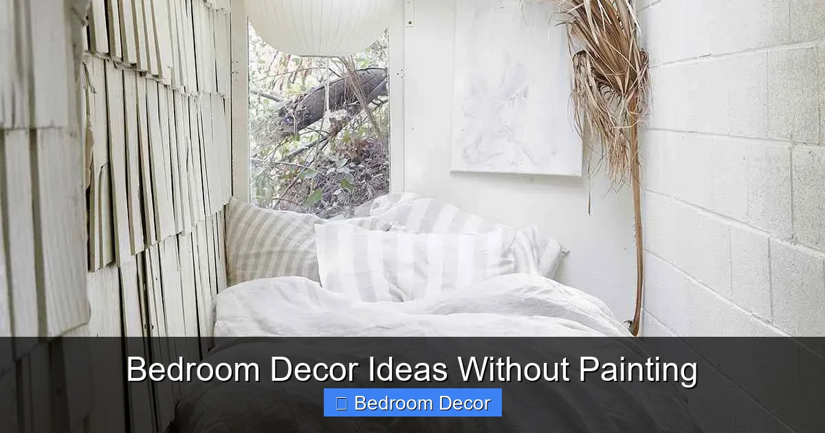 Bedroom Decor Ideas Without Painting