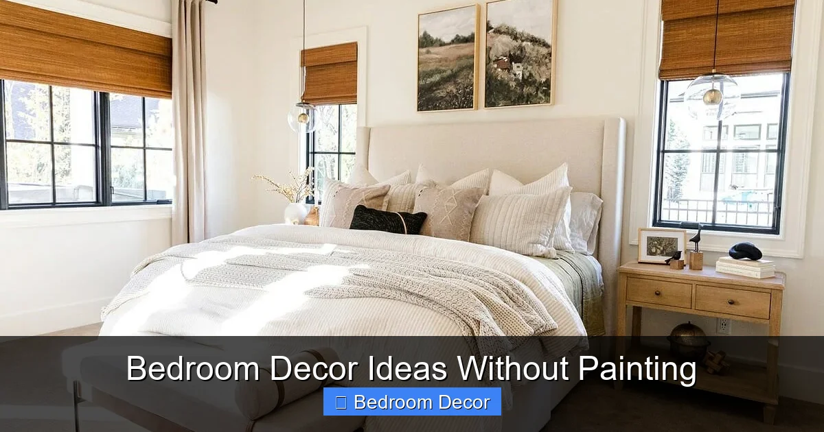 Bedroom Decor Ideas Without Painting