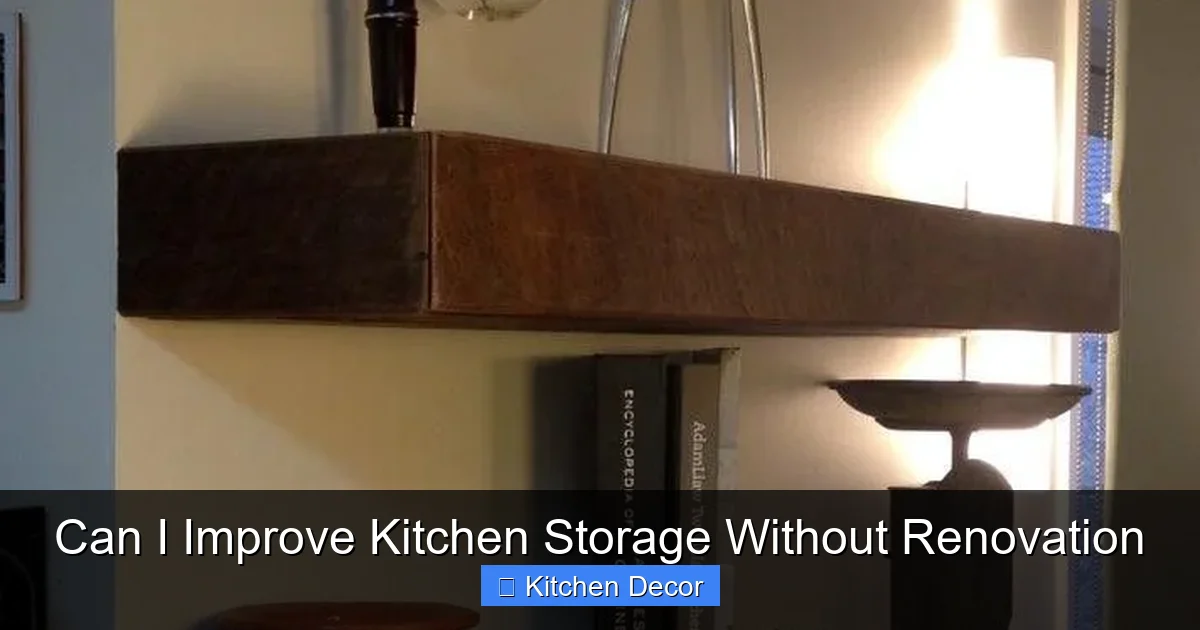 Can I Improve Kitchen Storage Without Renovation