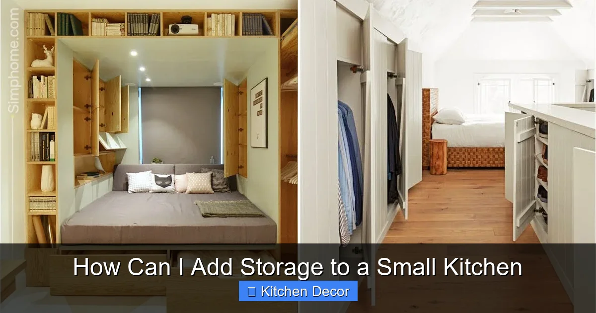 How Can I Add Storage to a Small Kitchen