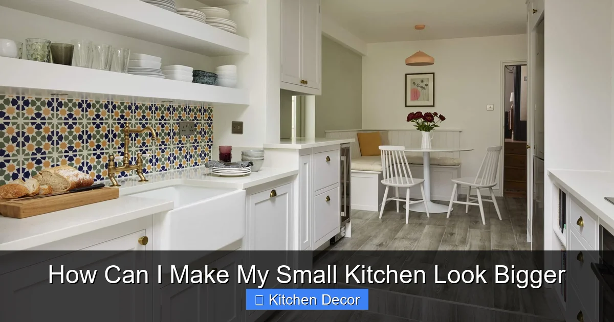 How Can I Make My Small Kitchen Look Bigger