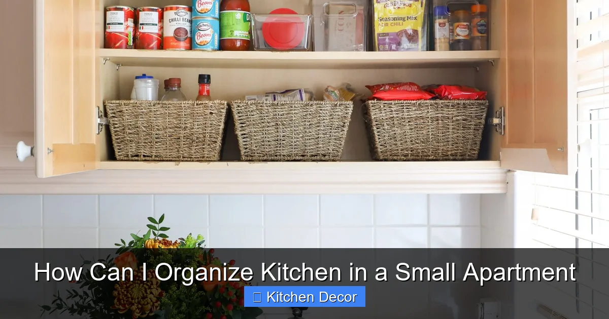 How Can I Organize Kitchen in a Small Apartment