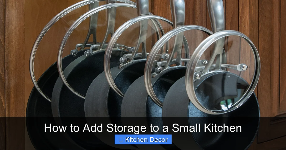 How to Add Storage to a Small Kitchen