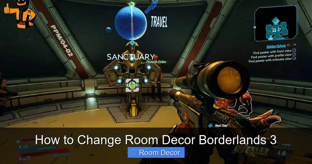 How to Change Room Decor Borderlands 3