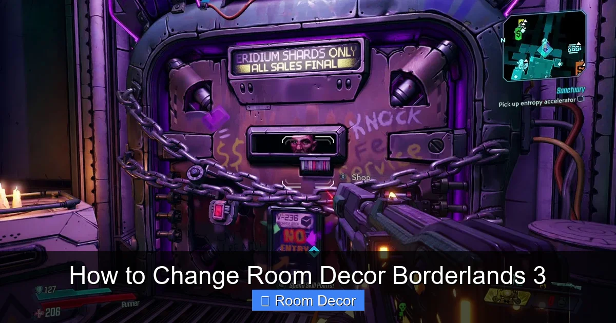 How to Change Room Decor Borderlands 3