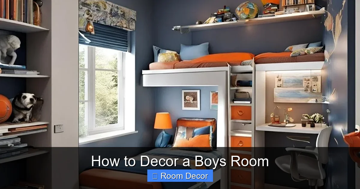 How to Decor a Boys Room