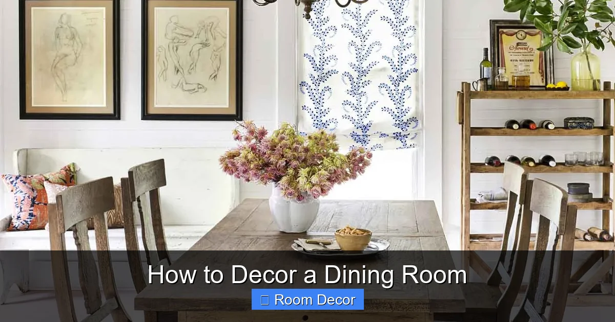 How to Decor a Dining Room