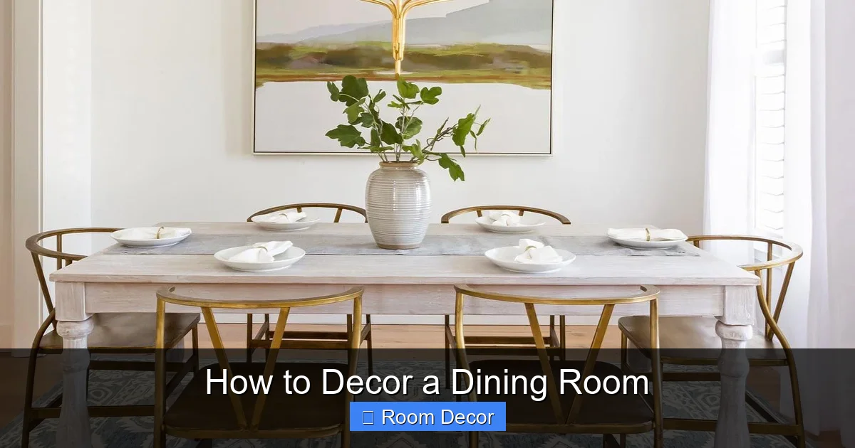 How to Decor a Dining Room