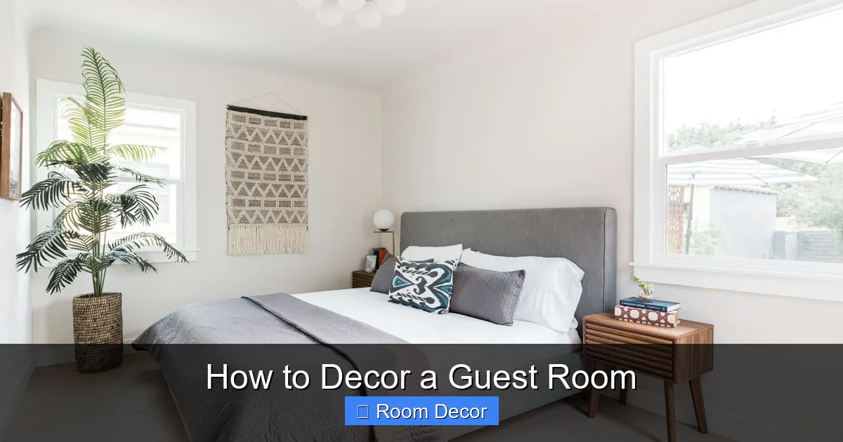 How to Decor a Guest Room