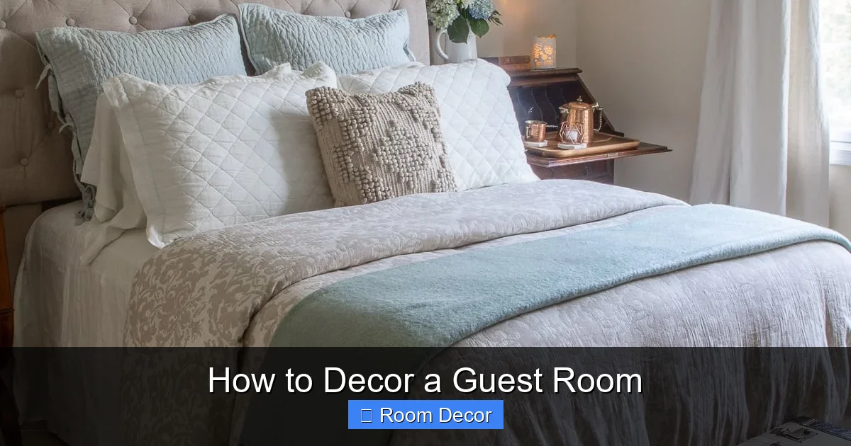 How to Decor a Guest Room