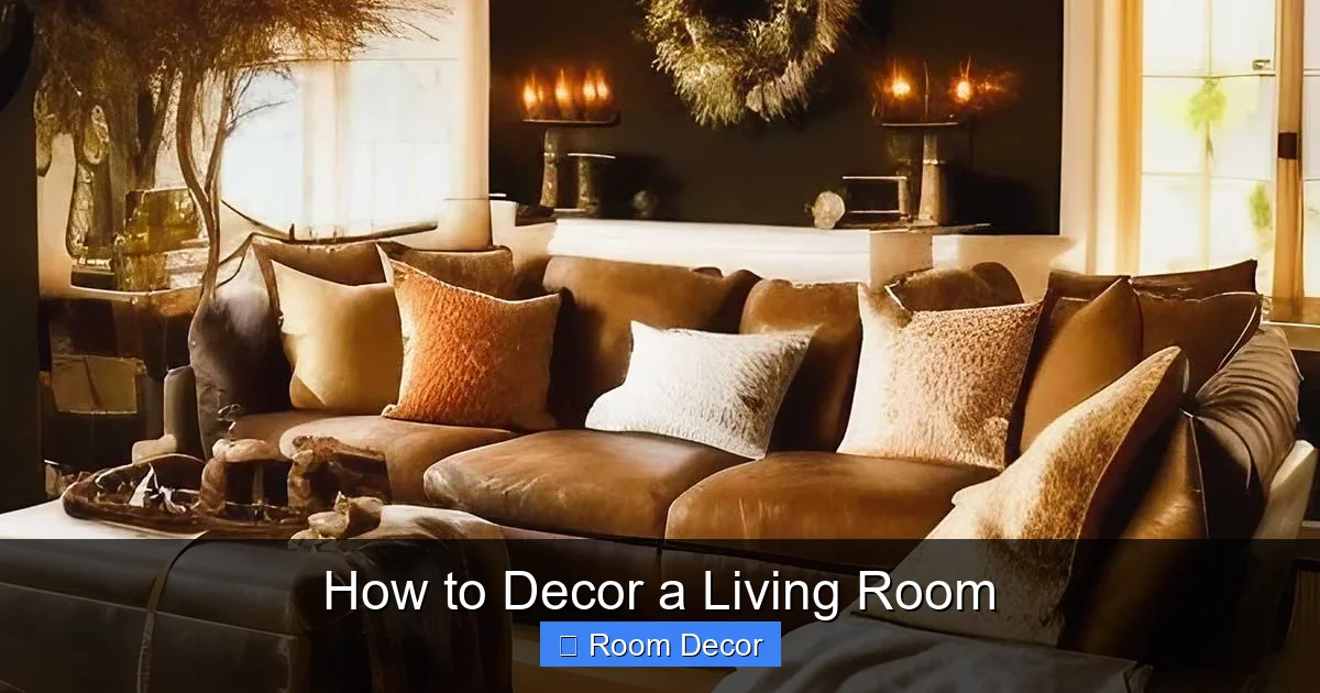 How to Decor a Living Room