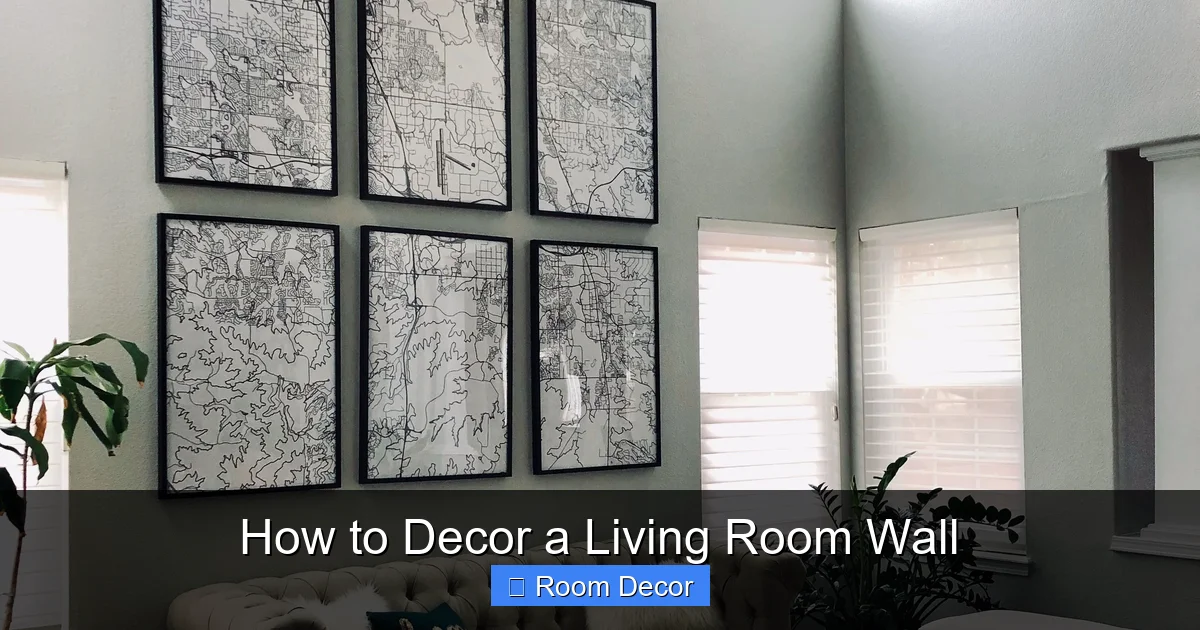 How to Decor a Living Room Wall