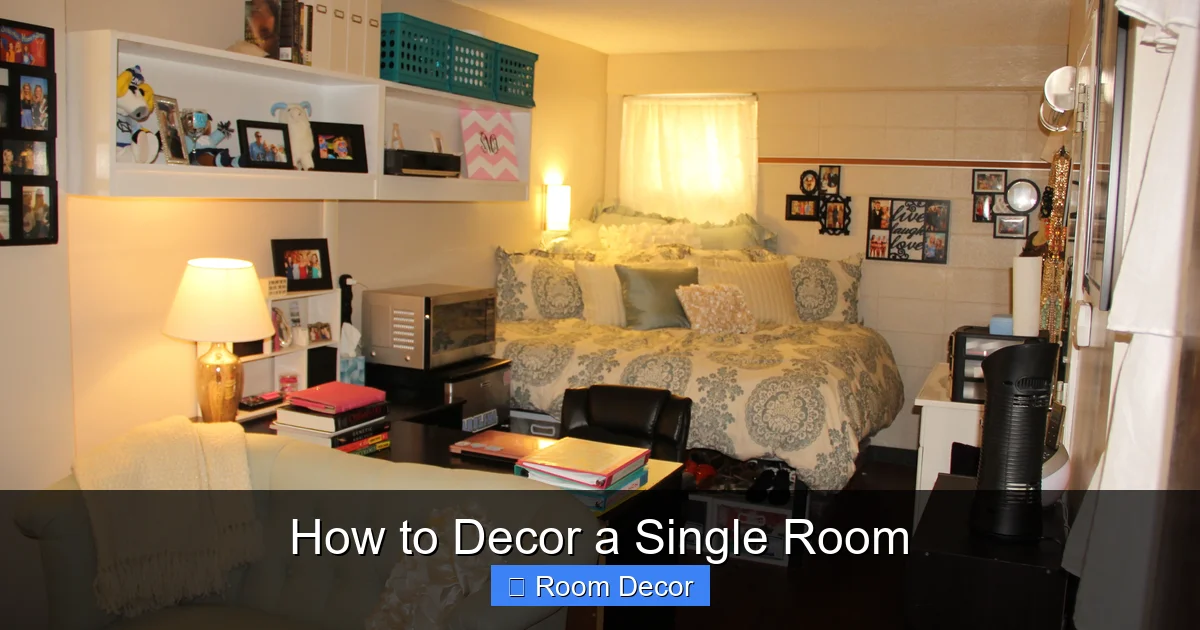 How to Decor a Single Room