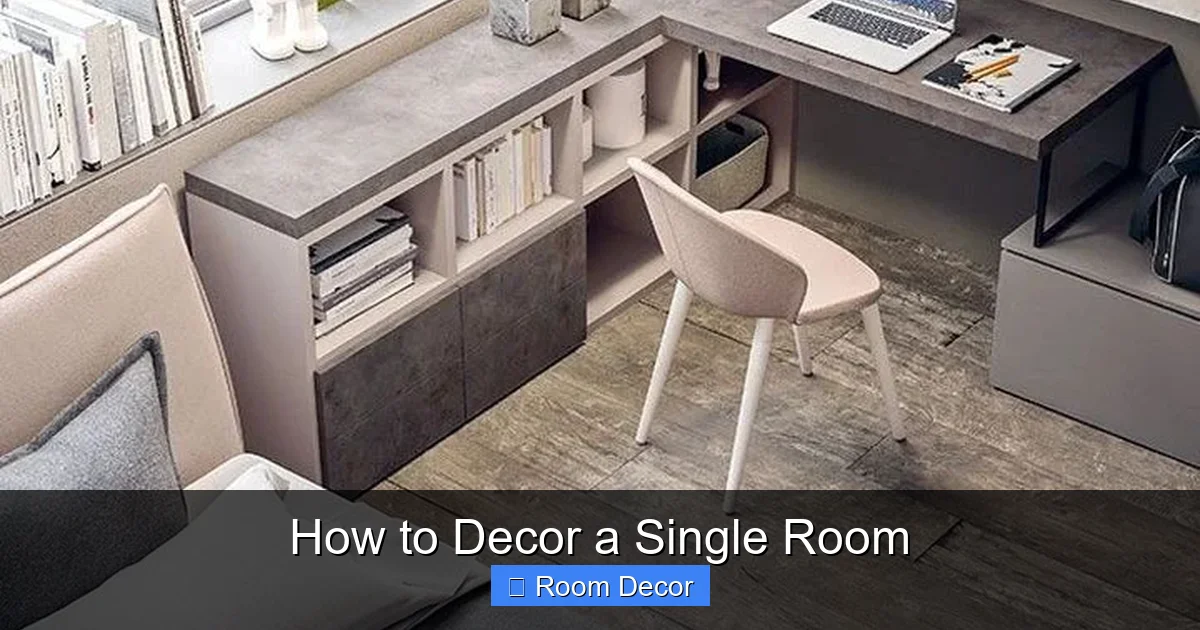 How to Decor a Single Room