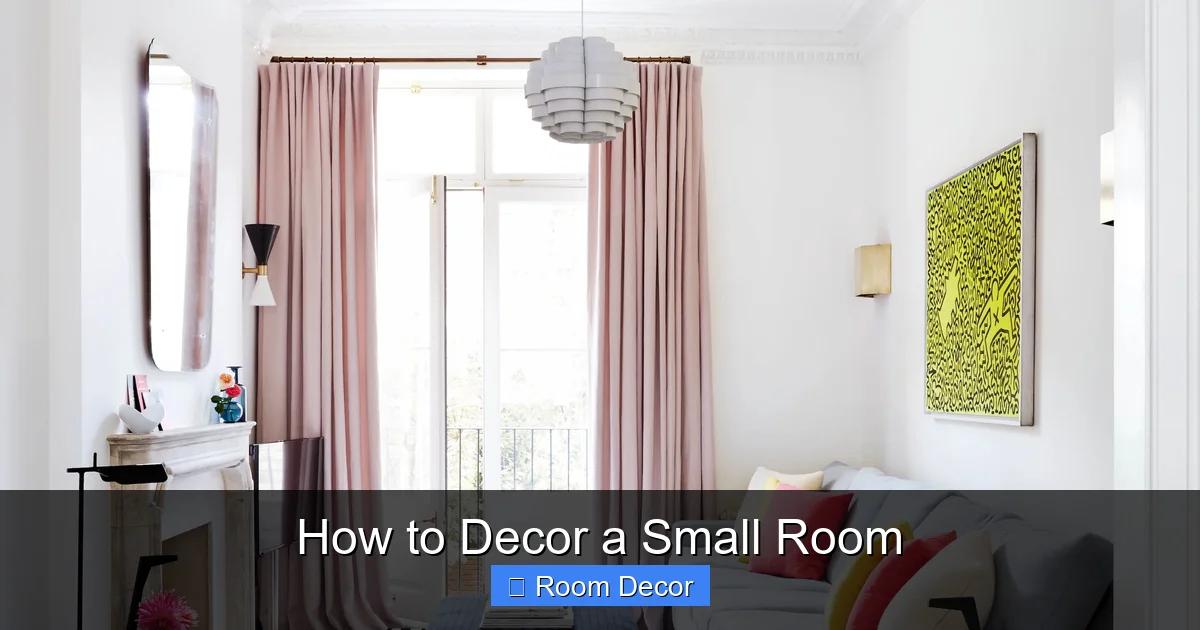 How to Decor a Small Room