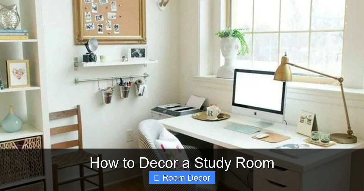 How to Decor a Study Room