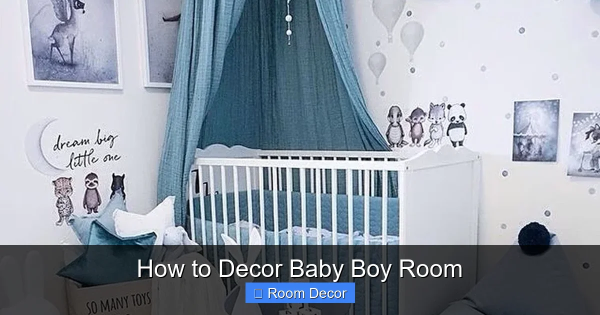 How to Decor Baby Boy Room