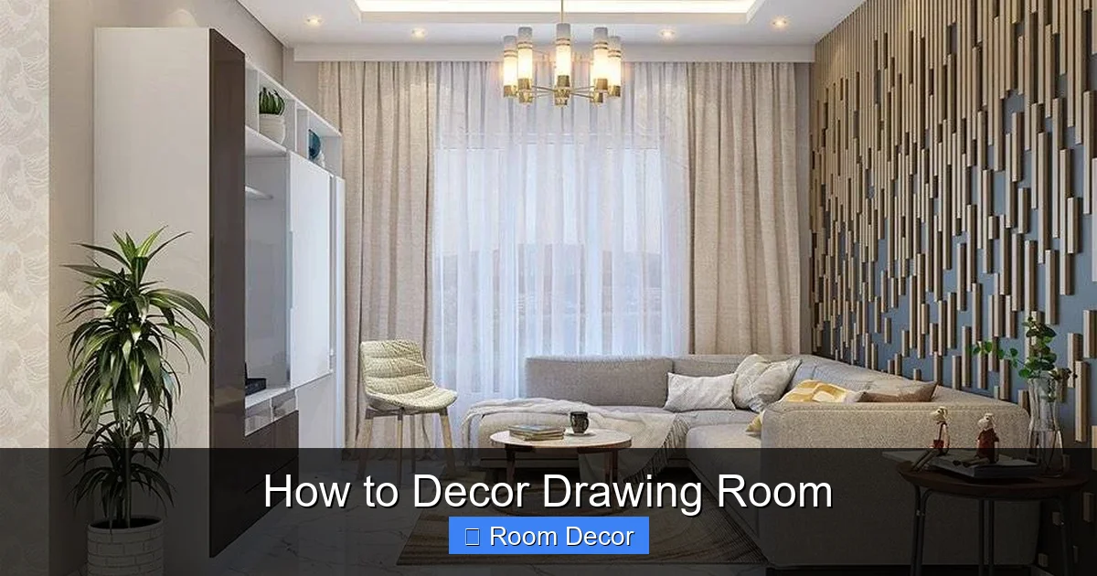 How to Decor Drawing Room