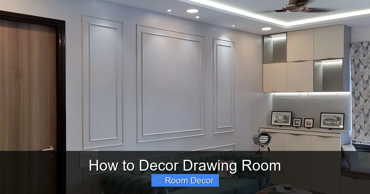 How to Decor Drawing Room