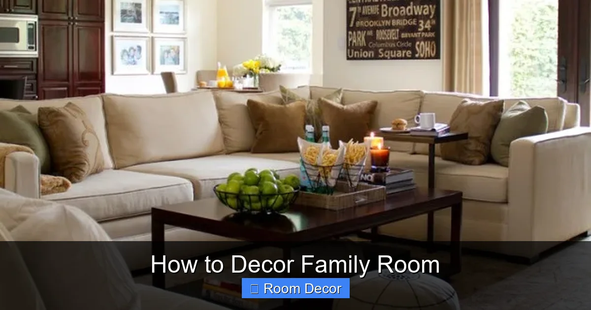 How to Decor Family Room