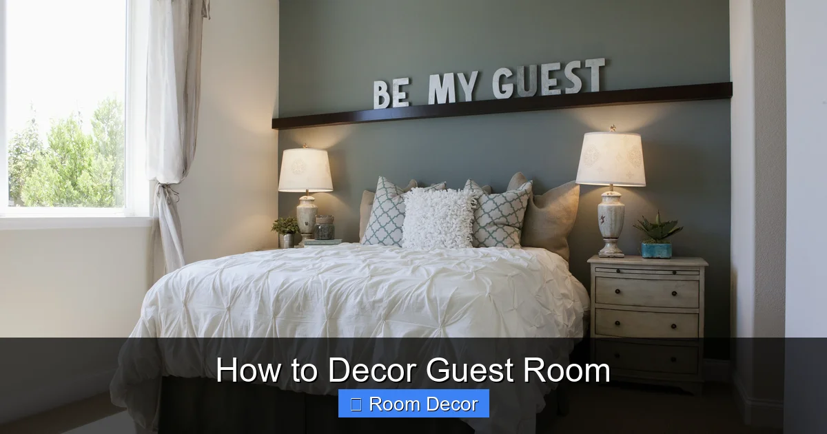How to Decor Guest Room