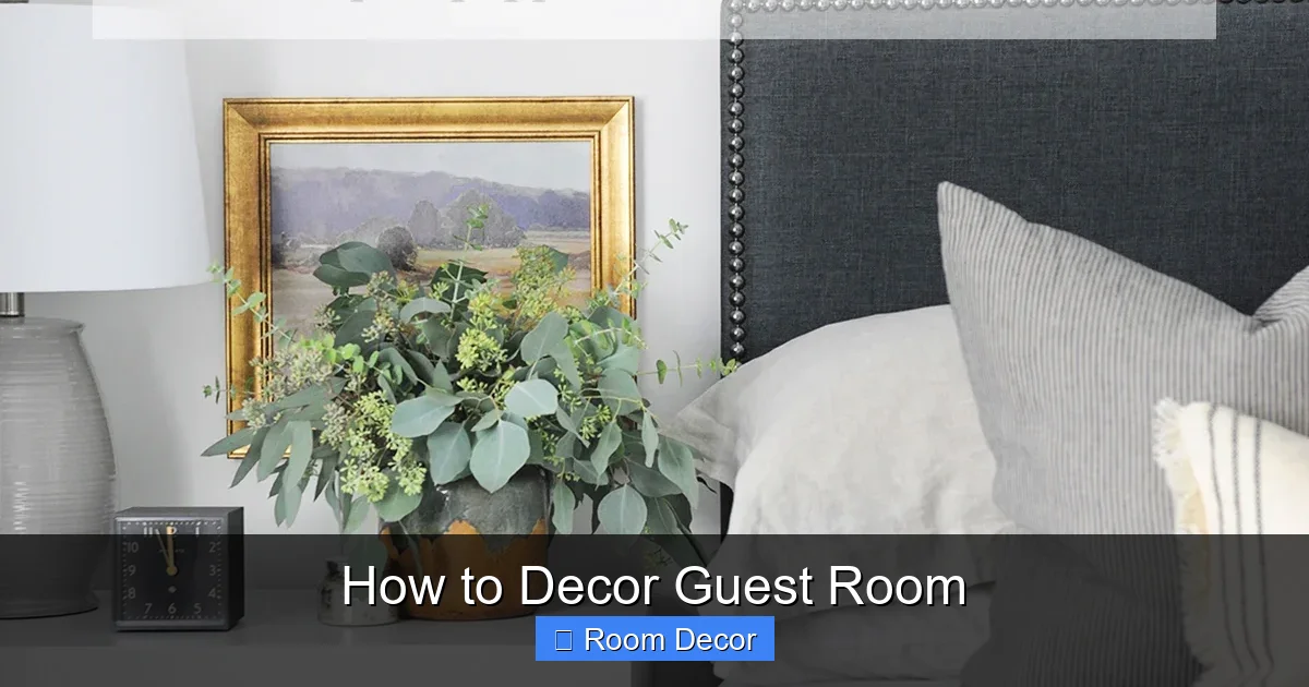 How to Decor Guest Room