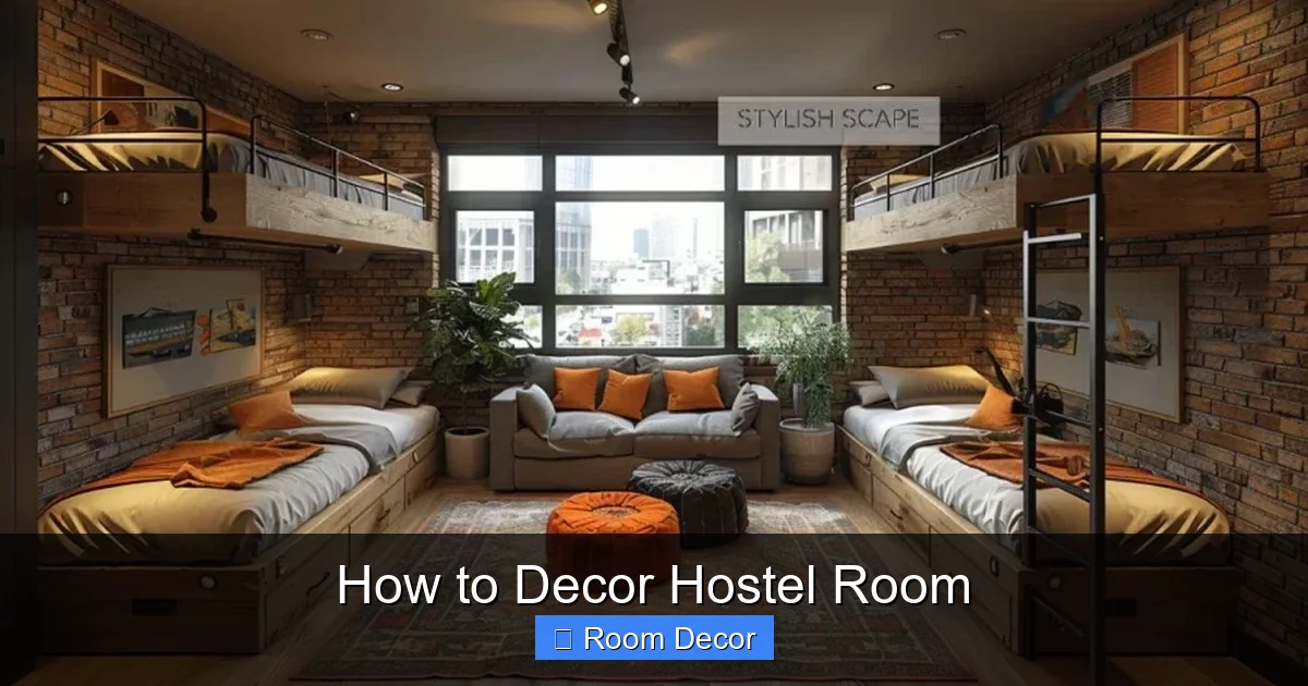 How to Decor Hostel Room