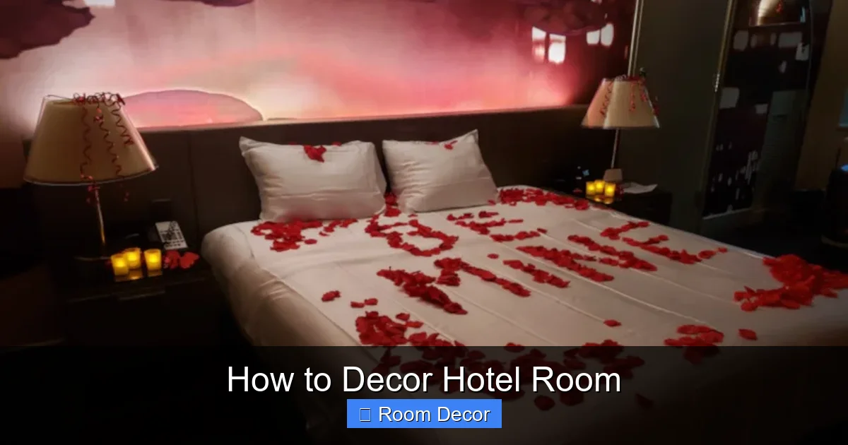 How to Decor Hotel Room