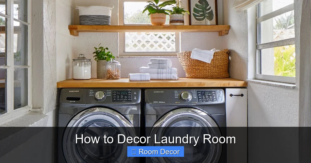 How to Decor Laundry Room