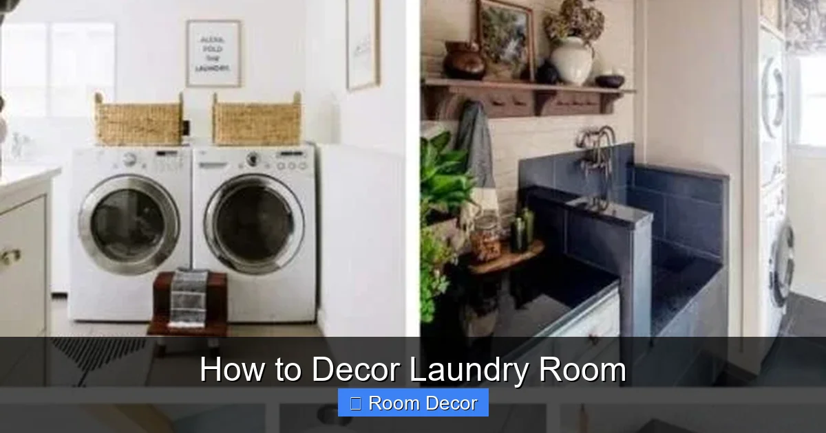 How to Decor Laundry Room