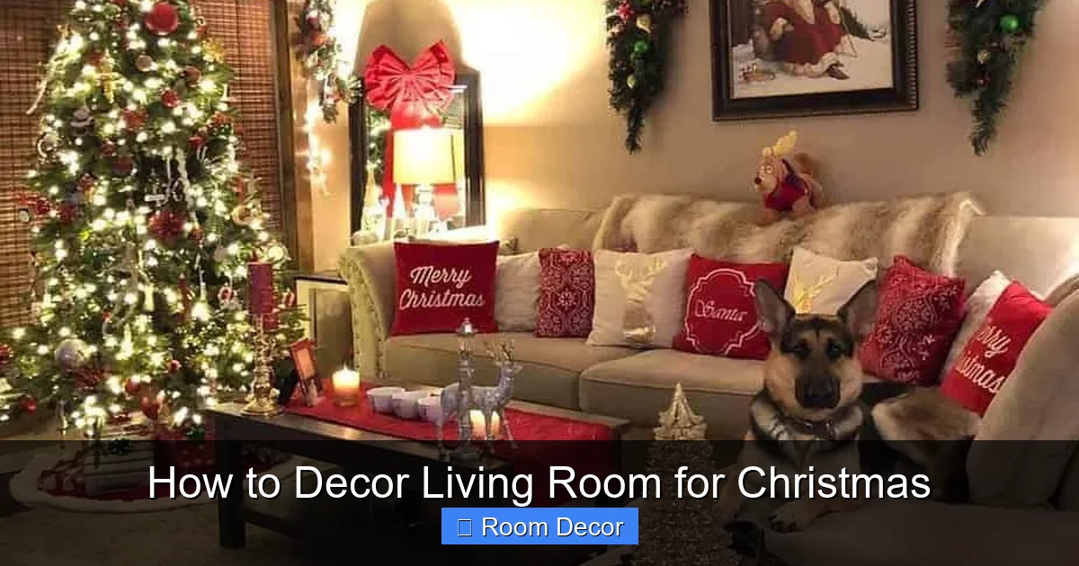 How to Decor Living Room for Christmas