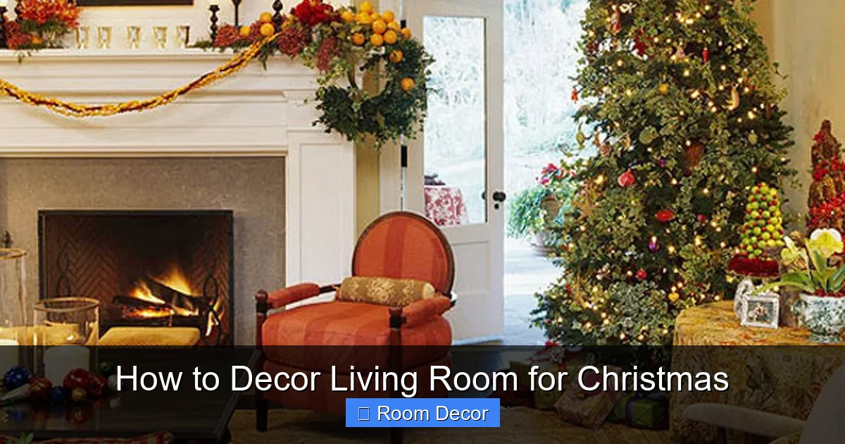 How to Decor Living Room for Christmas