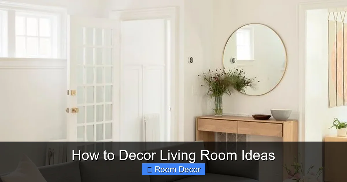 How to Decor Living Room Ideas