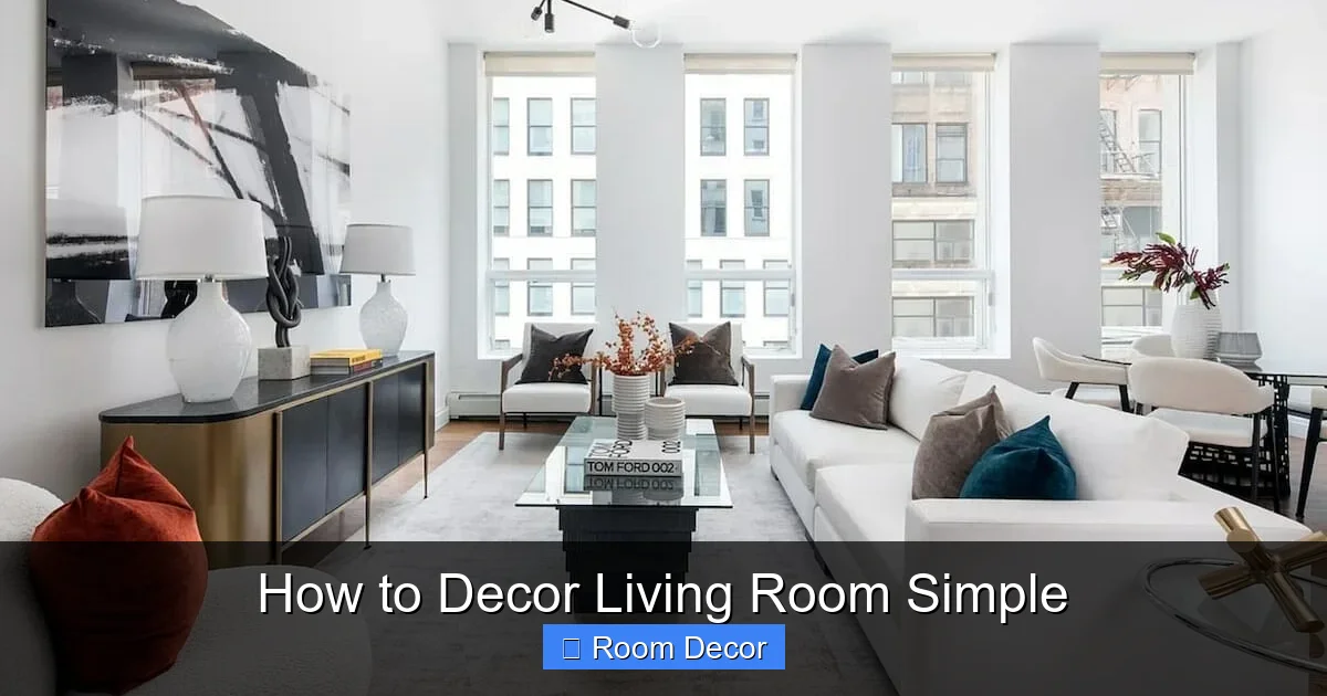 How to Decor Living Room Simple