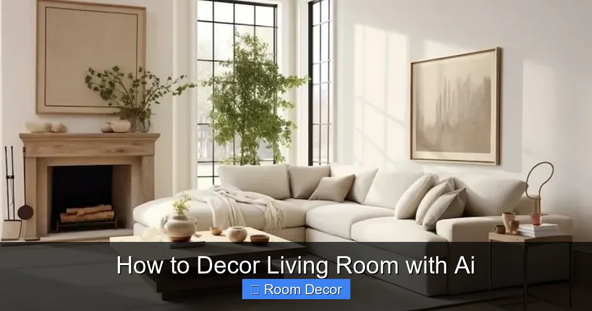 How to Decor Living Room with Ai