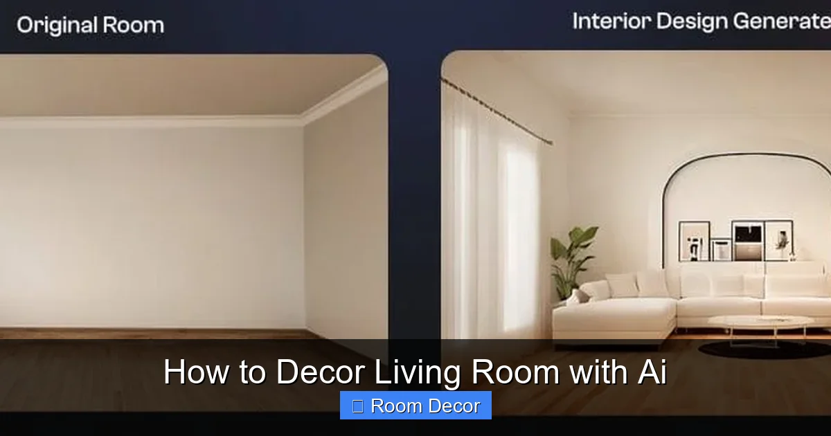How to Decor Living Room with Ai