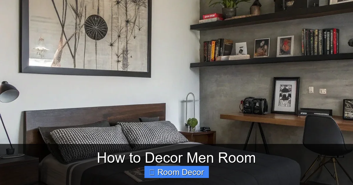 How to Decor Men Room