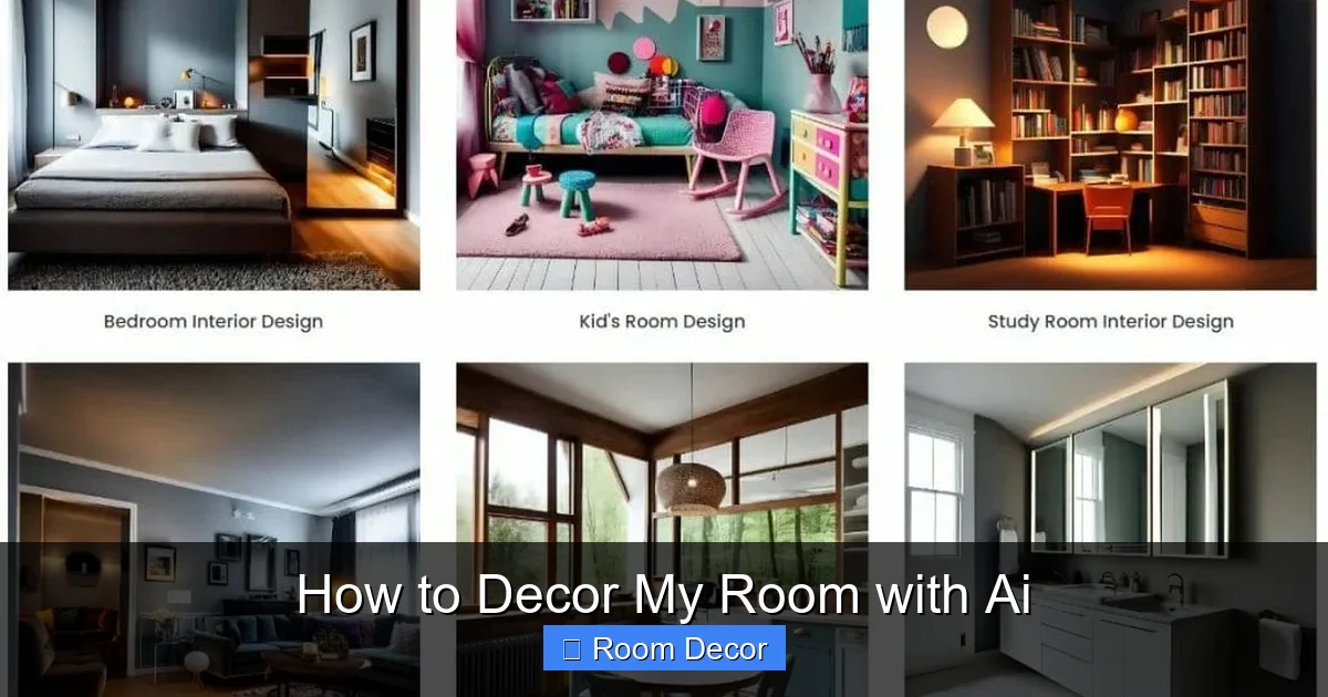 How to Decor My Room with Ai
