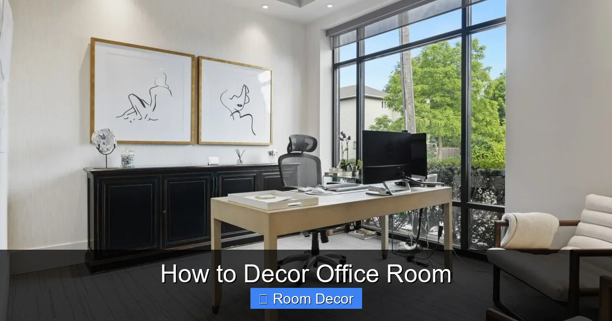 How to Decor Office Room