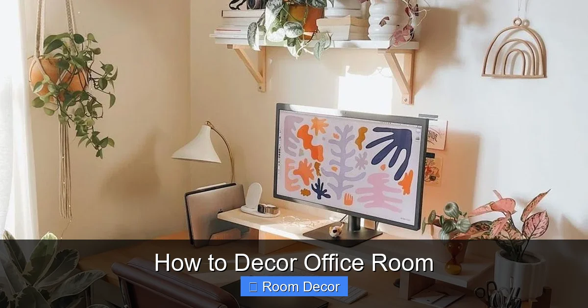 How to Decor Office Room