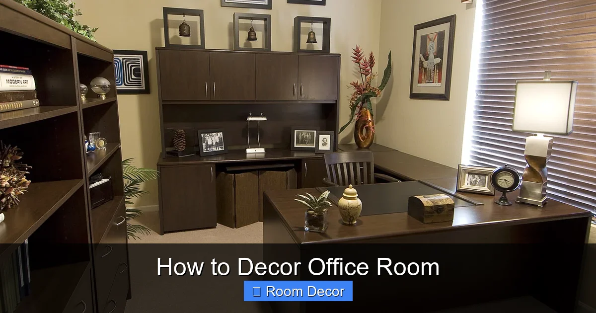 How to Decor Office Room