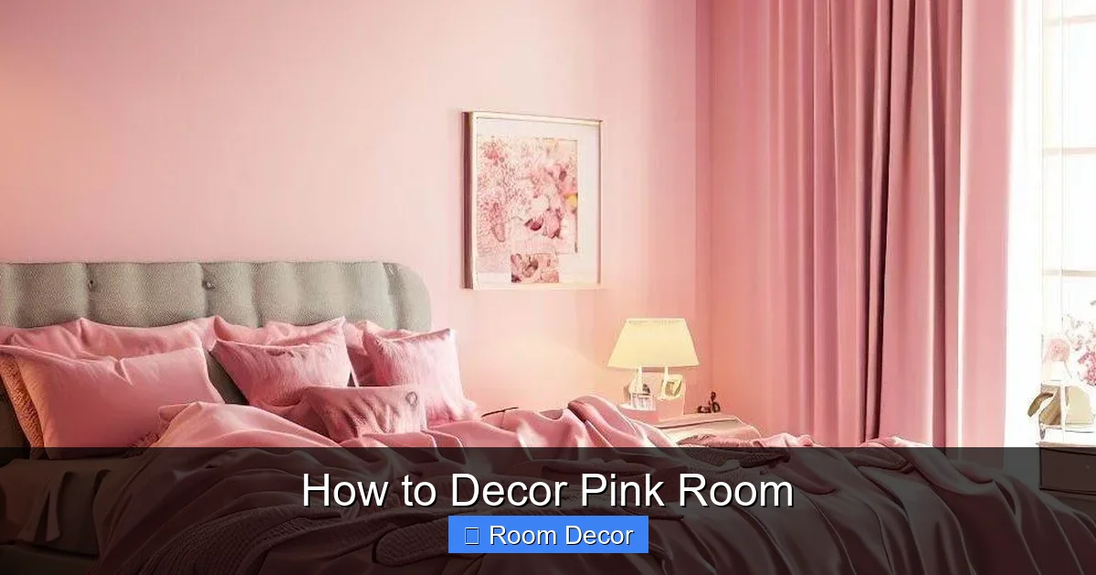 How to Decor Pink Room