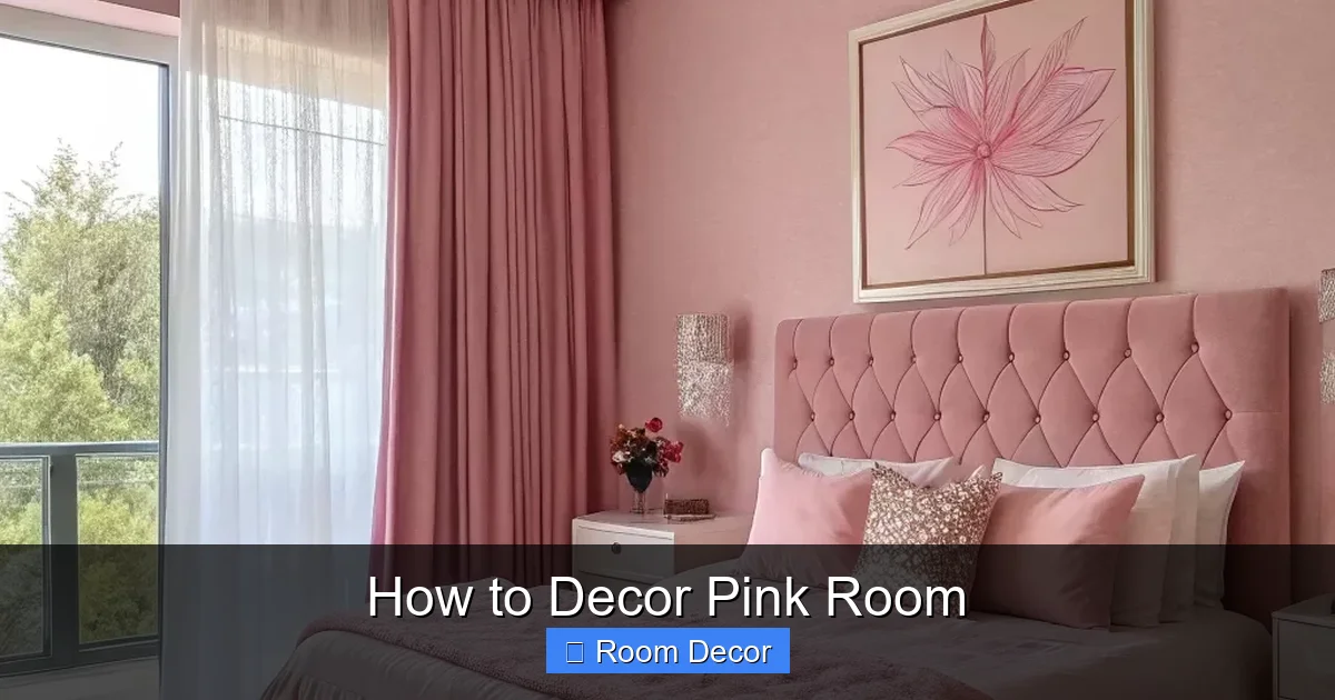 How to Decor Pink Room