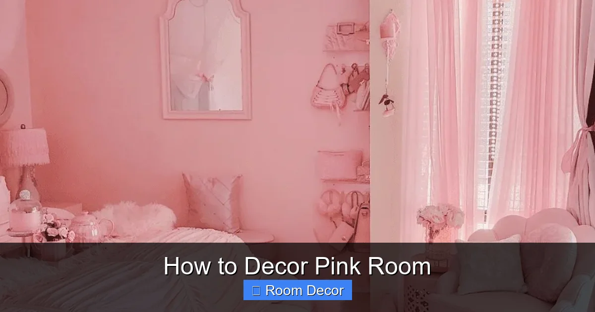 How to Decor Pink Room