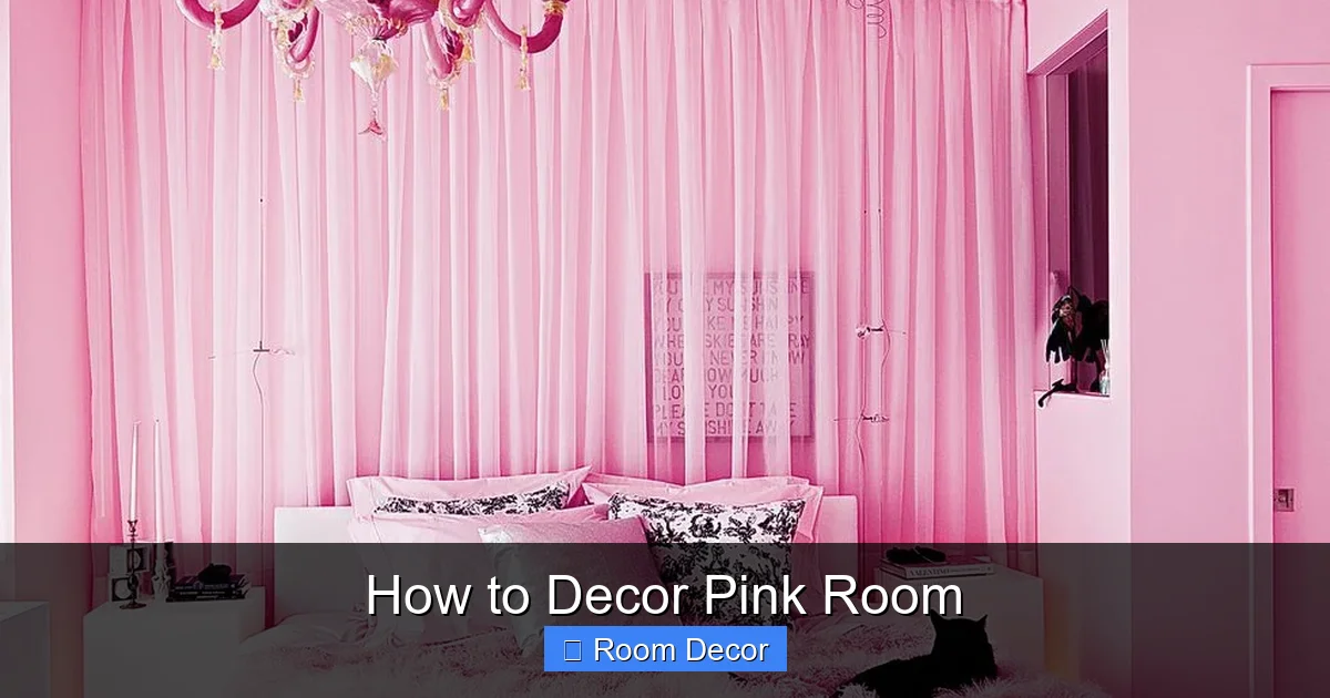 How to Decor Pink Room