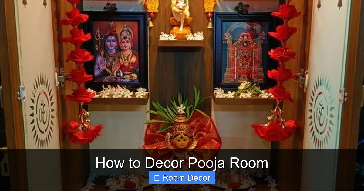 How to Decor Pooja Room