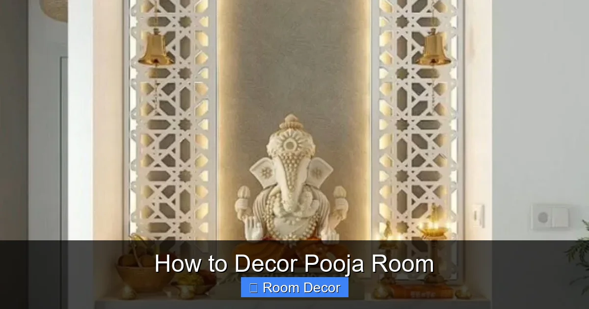 How to Decor Pooja Room